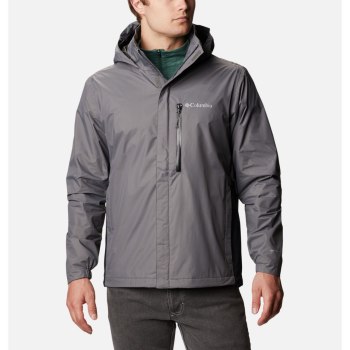 Columbia Muške Jakne - Puddletown Sive Crne | LFZJ-94308